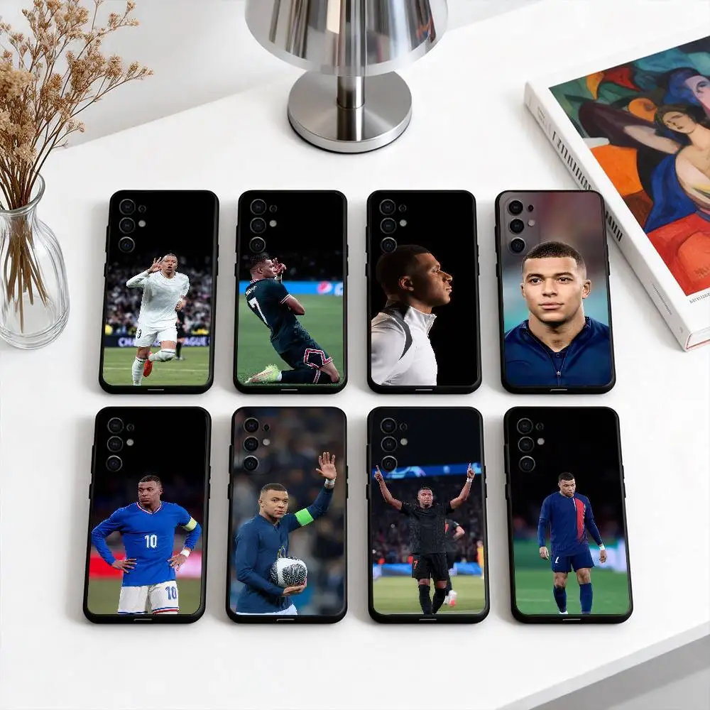

SPORT K-Kylian M-Mbappe KM Phone Case For Samsung S25,S24,S21,S22,S23,S30,Ultra,S20,Plus,Fe,Soft Silicone Black Cover