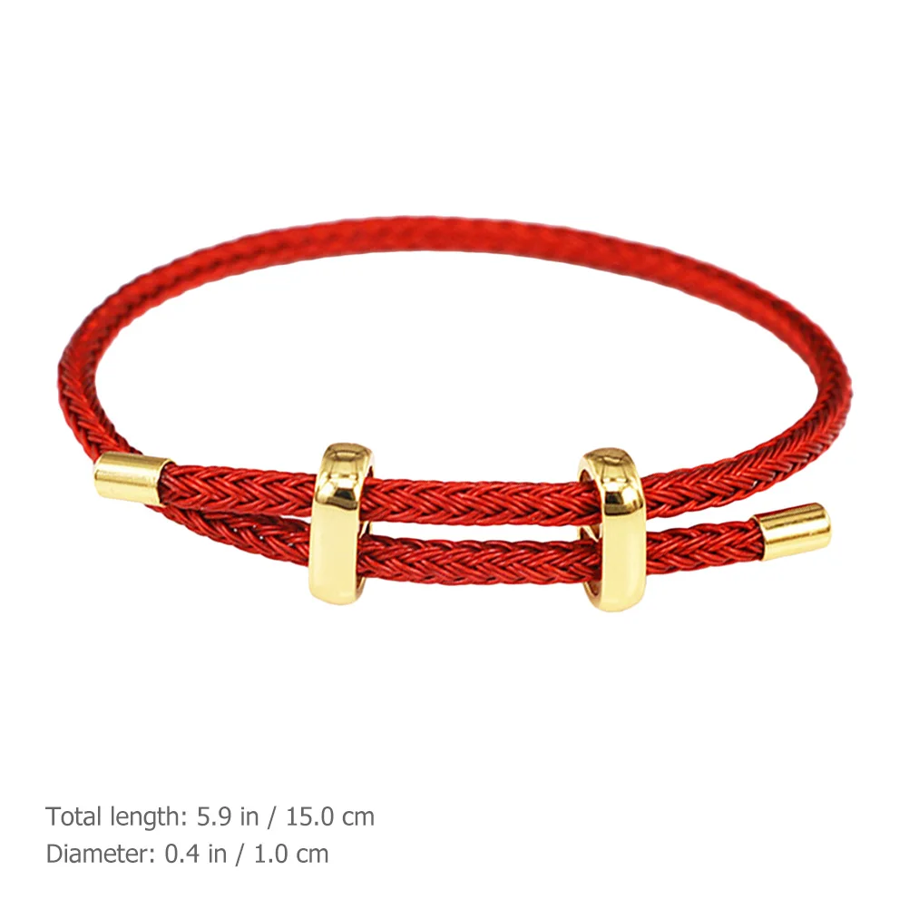 

Red String Bracelet Adjustable Braided Thread Cord For Women Men Chinese New Year Lucky Protection Gift Wristband