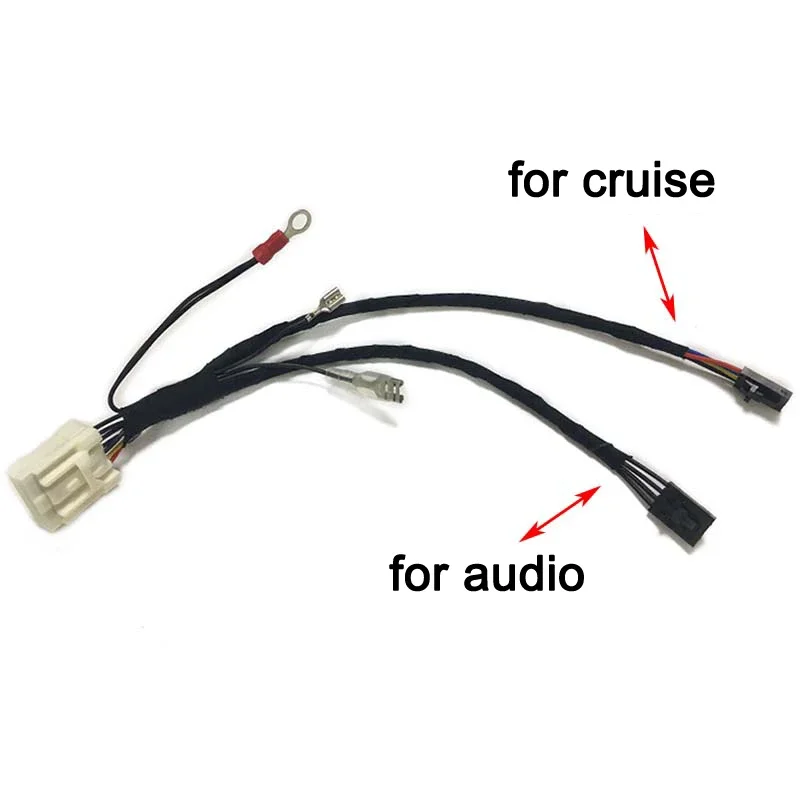 Multifunction Steering Wheel Cruise Control Cable Audio Volume Control Cable for Ford Fiesta MK7 MK8 ST Ecosport 2013 2015 2016