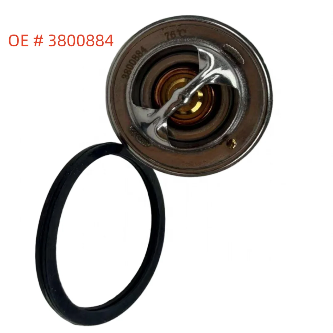 high quality new 3800884 Thermostat For B3.3 Engine Thermostat 4D95 Engine Thermostat Excavator Parts