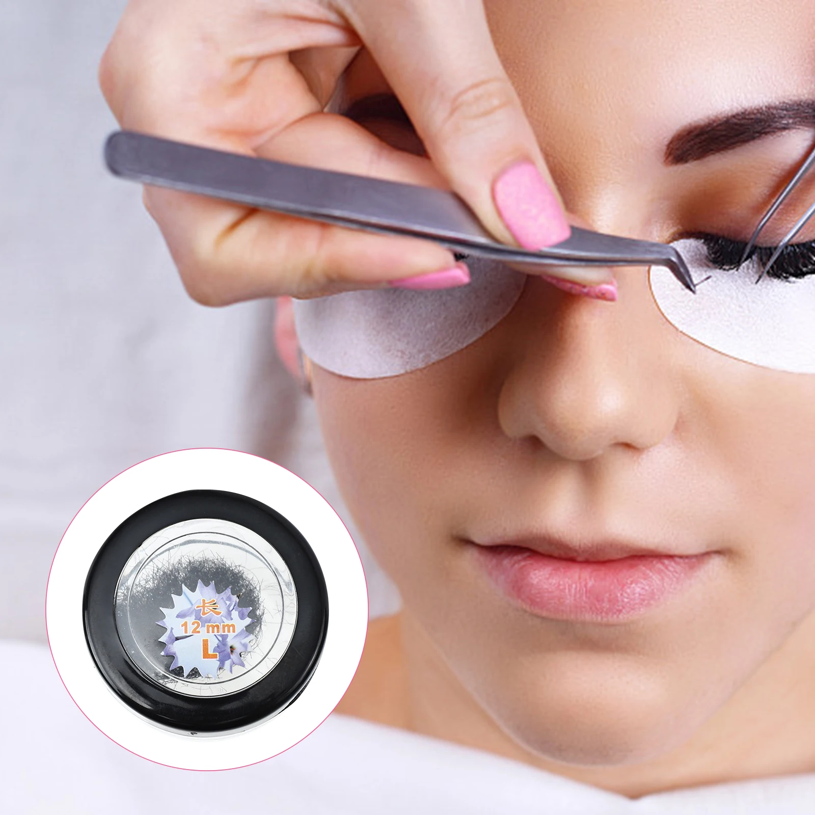 

3 Boxes Lash Eyelash Practice Fake Eyelashes Artificial Natural Look Black Fiber