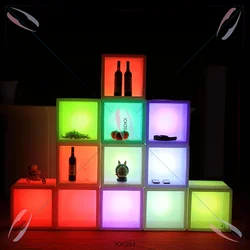 Bar Glowing Wine Cabinet Night Club Flower Pot LED Growing Ice Bucket display Bar Wine Cabinet