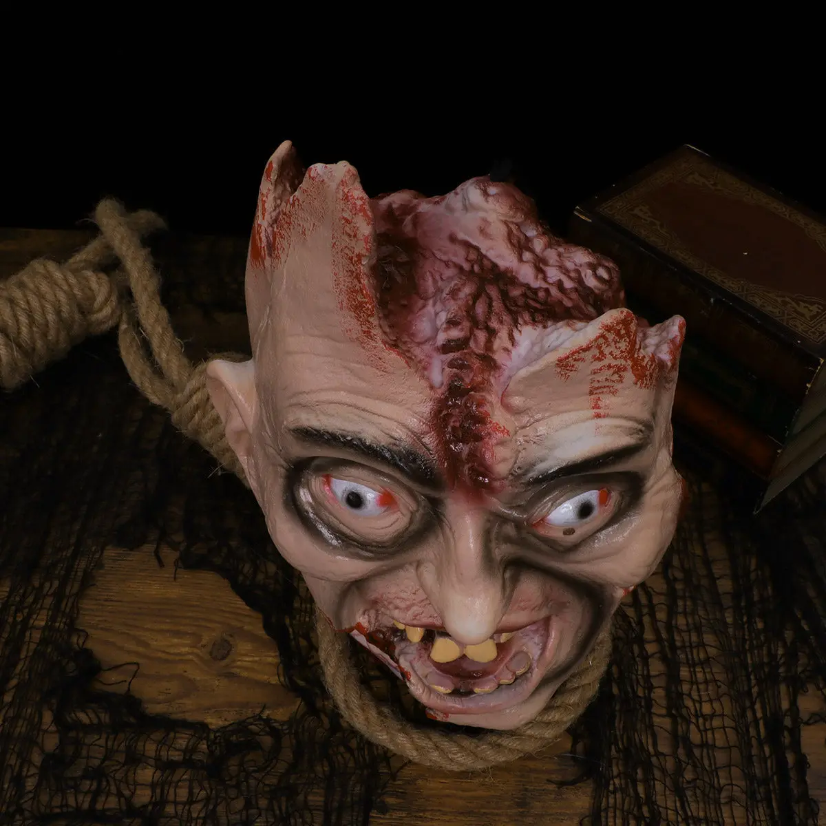 Halloween Corpse Decoration Horror Props Scary Decorations Ghost Head Pendant Headgear