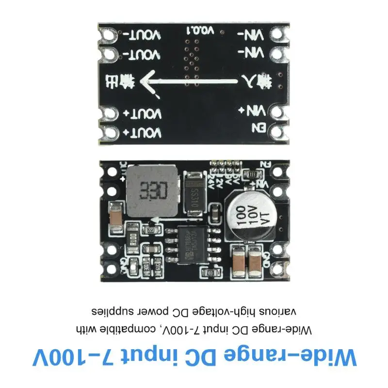 Voltage Conversion Modules DC-DC 6V-100V To 5V/9V/12V/24V Fixed Output Voltage Step Down Power Module