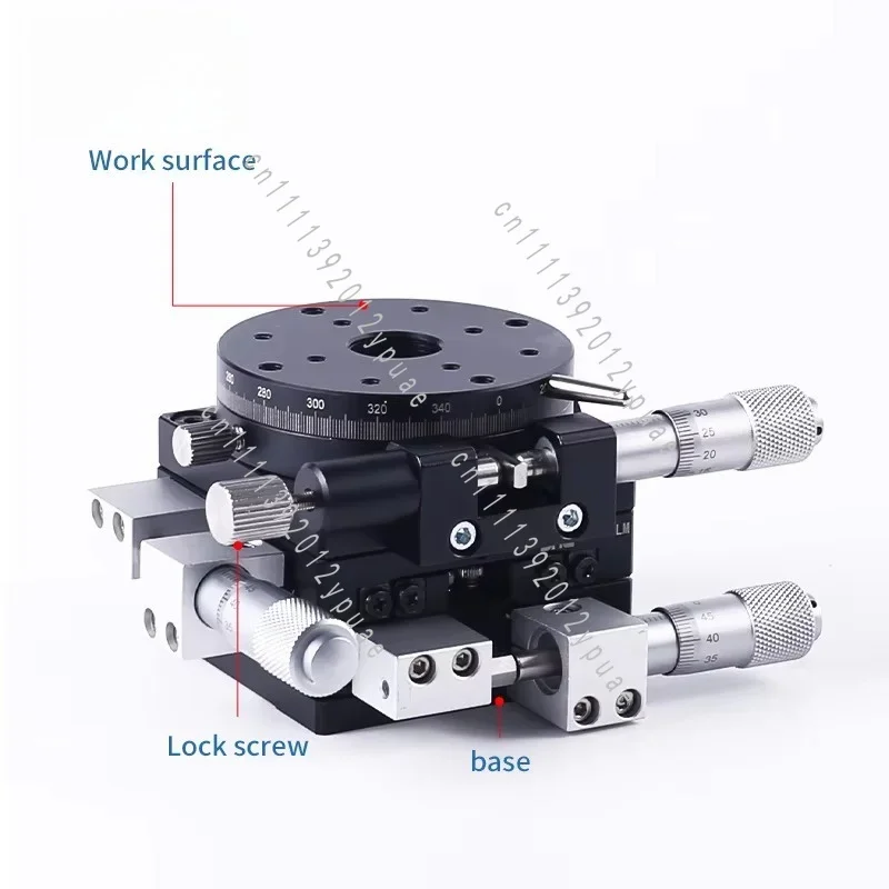3-Axis Displacement Stage, Precision Optical Slide LSP40 LS60 LS90 LS125