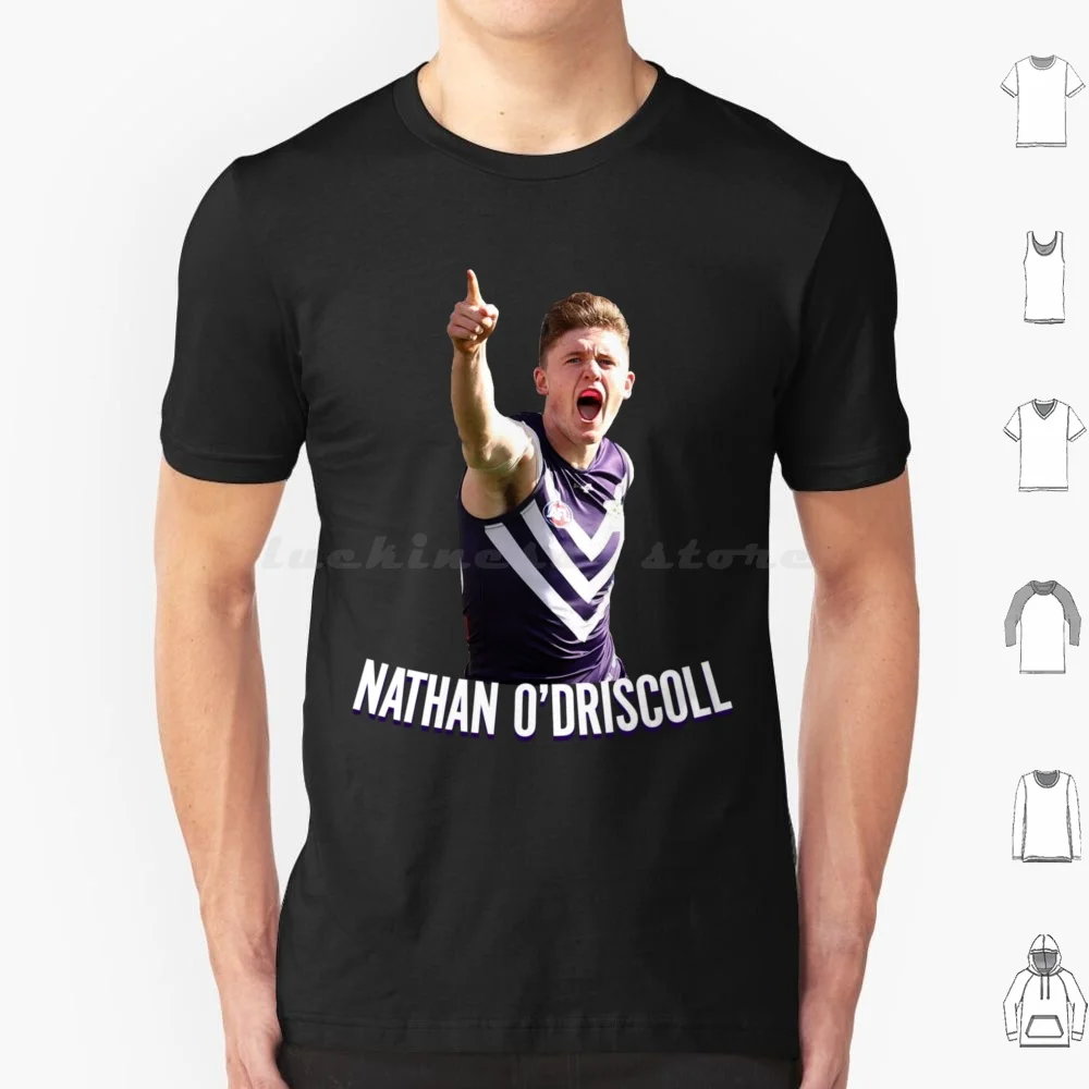 Nathan O'driscoll T Shirt Big Size 100% Cotton Australia Afl Sport Freo Fremantle Fremantle Deagan Duckworth Freohub Bigdeagz