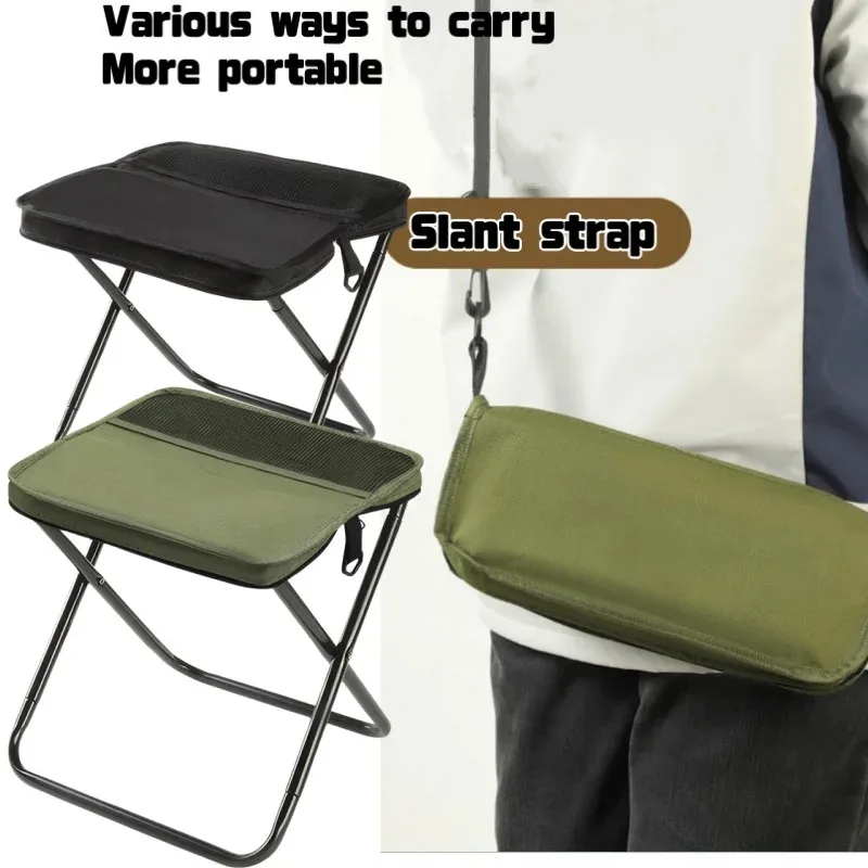 

Portable Foldable Backpack Stool Lightweight Camping Fishing Picnic Chair Outdoor Outdoor Adventure Seat for Hiking Travel