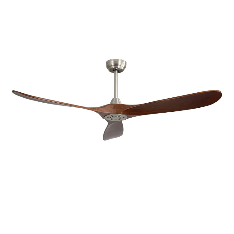 60 inch ceiling fan with wood leaf energy saving wall control ceiling fan without light is suitable for hotel family restaurant