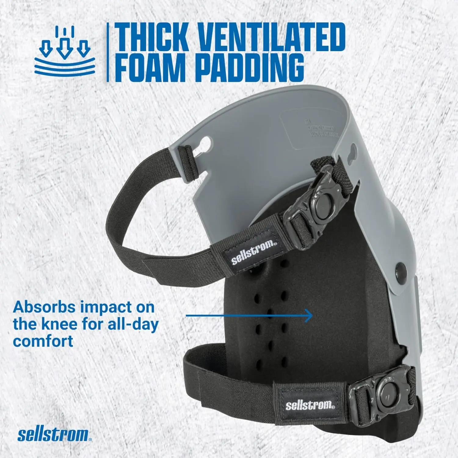 Professional Knee Pads Men Women Thick Foam Cushioning Heavy-Duty Hard Outer Shell Adjustable