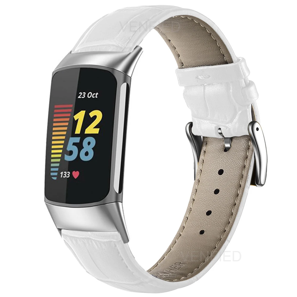 Essidi Wholesale Price Leather Band For Fitbit Charge 6 5 4 3 2 Watch Wrist Strap Loop For Fitbit Charge 3 4 SE Bracelet Correa