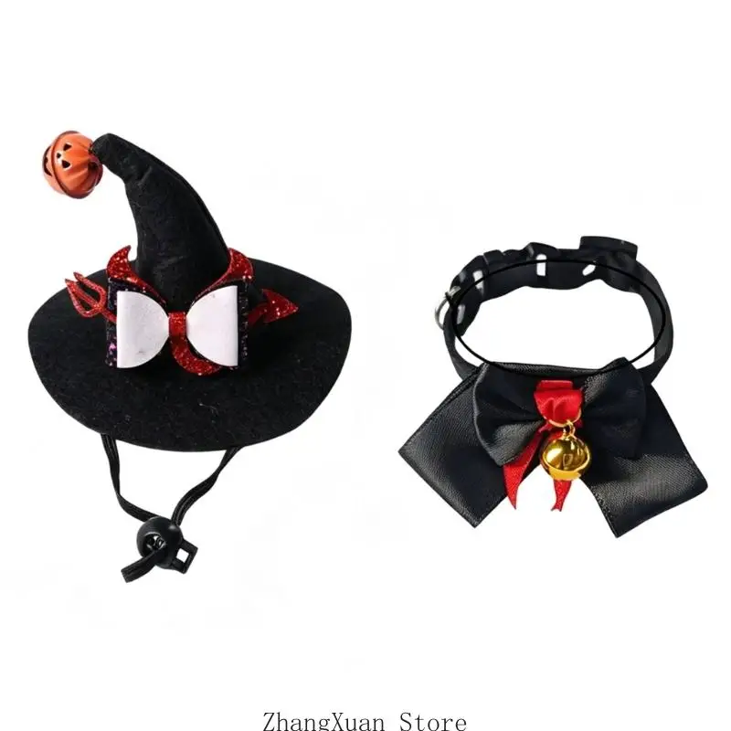 Halloween-Veranda-Statue-Kostüm-Set für Standard-23-Zoll-Vogelpräsentation, Polyester-Outfit für Eingangsbereich und – Detail 3
