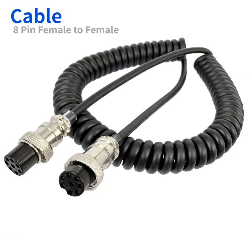 

8-контактный удлинительный кабель для микрофона «мама-мама» для Yaesu ICOM KENWOOD CB HAM, радио, аксессуары для рации