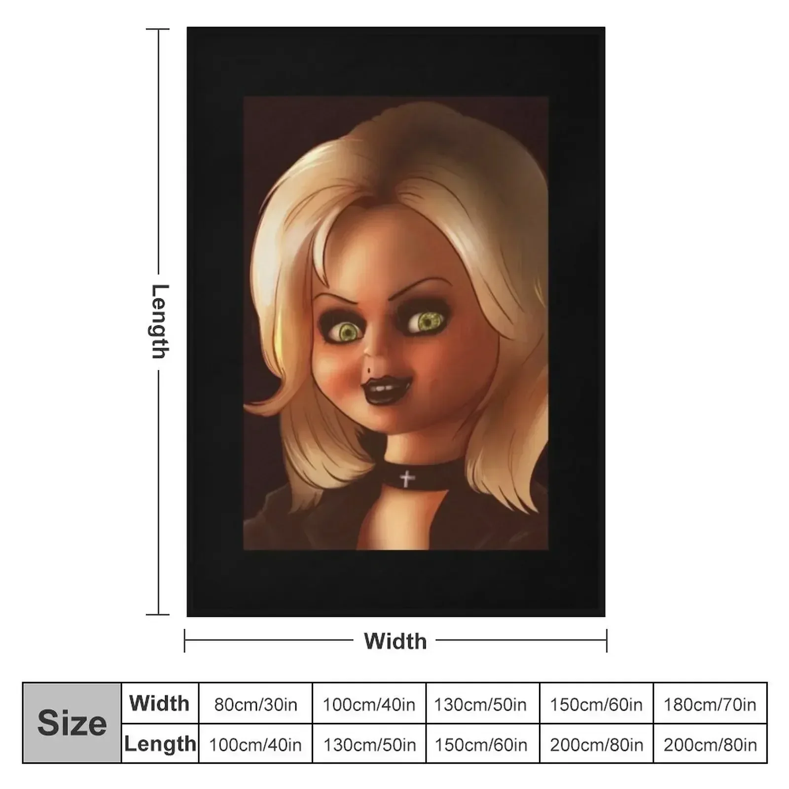 Bride of chucky Throw Blanket Blankets For Bed warm for winter Blankets