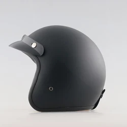 Retro Summer Autumn Unisex Motorcycle Helmet Capacetes Vintage Open Face 3/4 Chopper Motorbike Helmet DOT Jet Capacete Moto