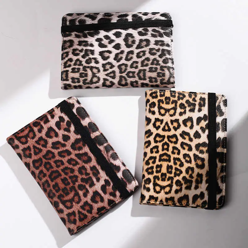 

Обложка для паспорта для женщин и мужчин, водонепроницаемая клипса для паспорта, чехол для карт, чехол с леопардовым принтом, держатель для паспорта, дорожные аксессуары
