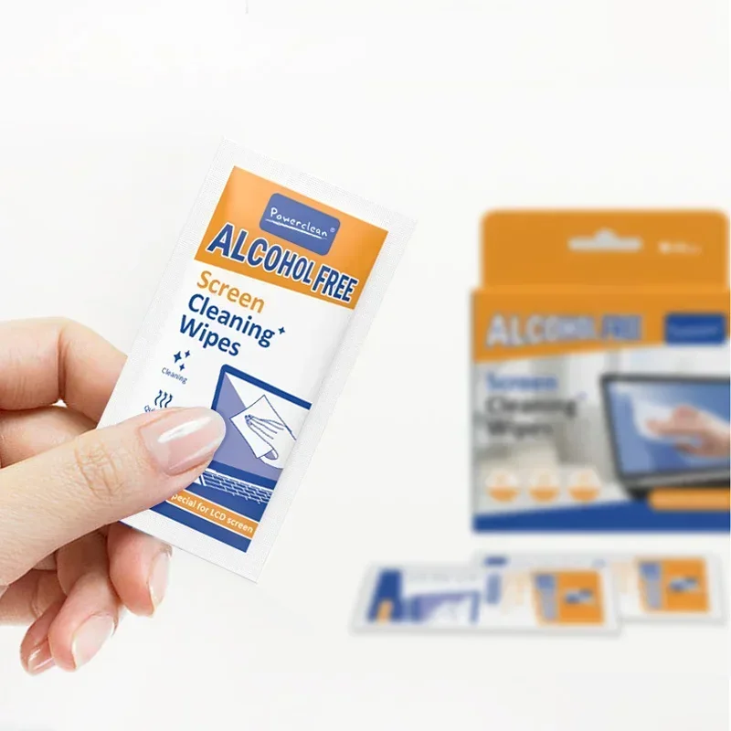 40PCS cleaning wipes - dry and wet screen cleaning cloths for cars, mobile phones, tablets, laptops, TVS and monitors