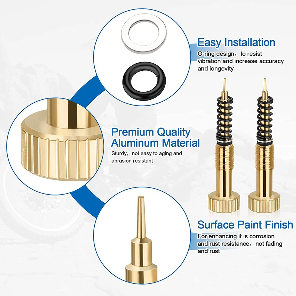 Комплект для ремонта карбонов Pro, комплект винтов для смеси воздушного топлива, для карбонов Keihin CV CVK, Big Twin 1990-1999, Twin Cam 1999-2006