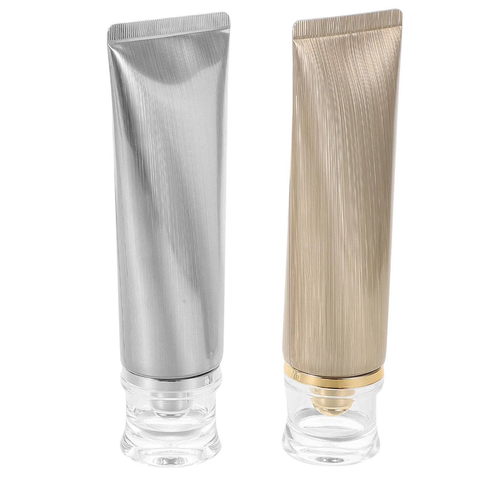 

4Pcs Refillable Soft Tubes 100g Leakproof Portable Travel Skincare Packaging for Facial Cleanser Cream
