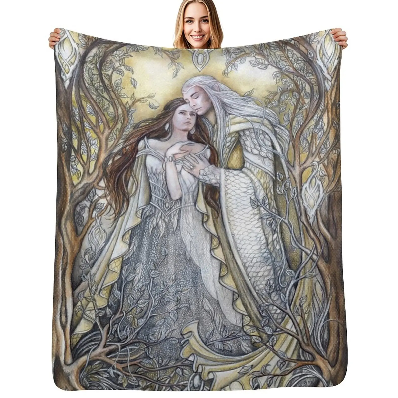 Secret Love Throw Blanket Cozy Warm Blanket for Bed Room Decor