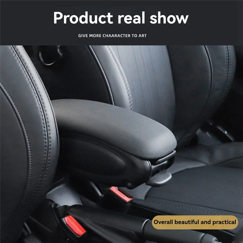 Caja de reposabrazos de Control Central de coche, caja de almacenamiento de asiento, accesorios de modificación de coche para BMW MINI Cooper S F55 F56 F57