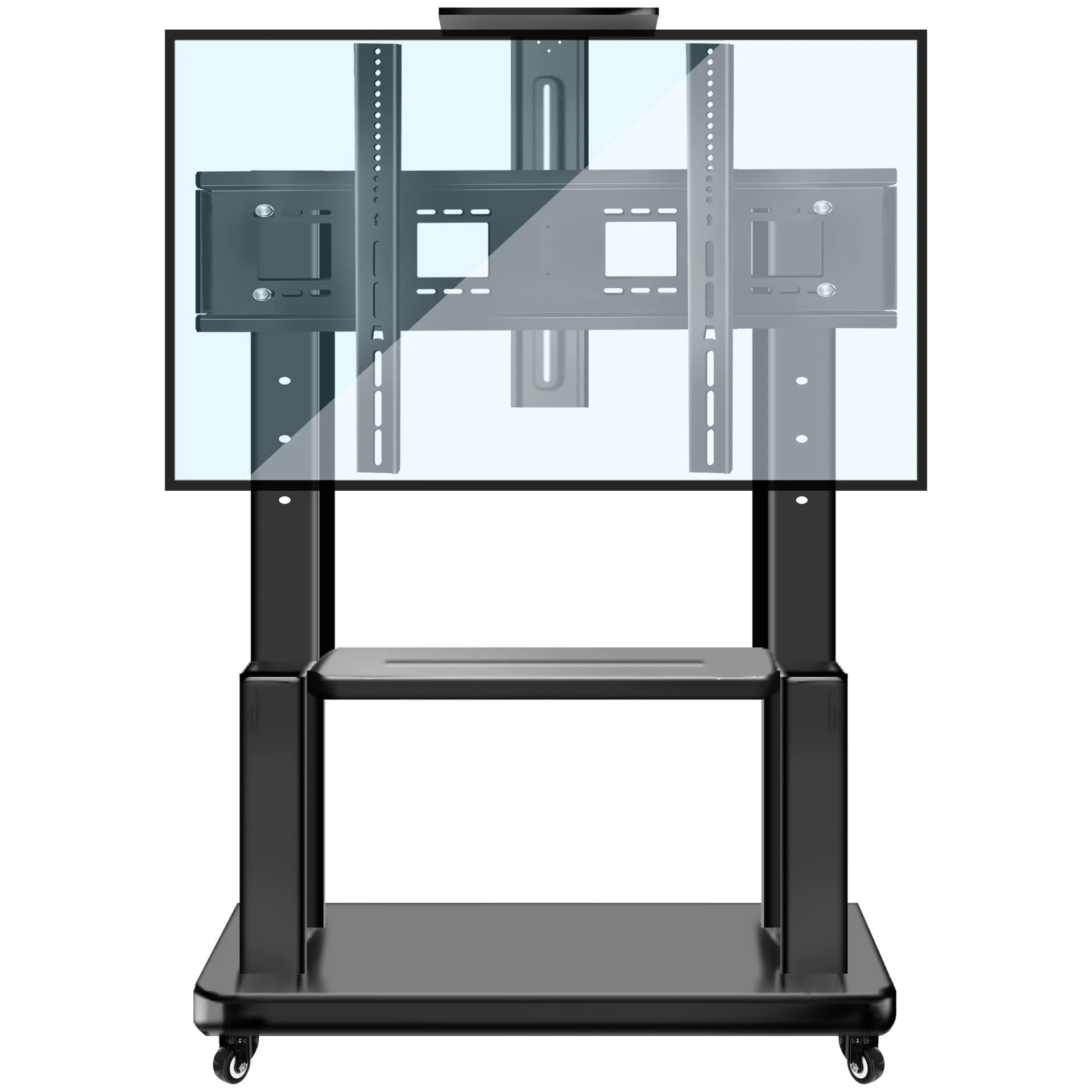 

Mobile TV floor stand, removable, commercial, large size 40-100 inches