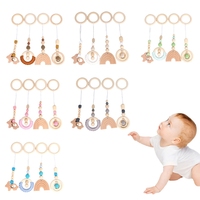 4 Pcs/Set Baby Sensory Toys for PLAY Gym Frame Activity Hanging Pendants Fitness Rack Decorations Stroller Ornaments