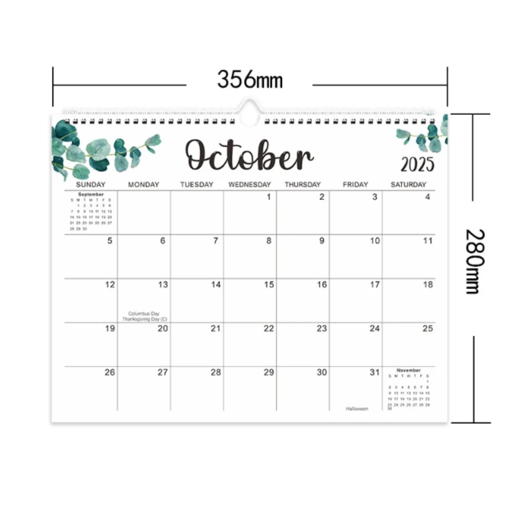 Wall Calendar 18 Months 2026-2027 Academic Schedule Planner with Spacious Monthly Layout for Efficient Planning