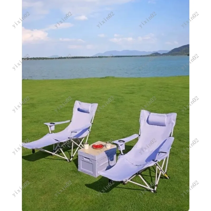 Portable Reclining Folding Chair for Outdoor Camping Office Rest