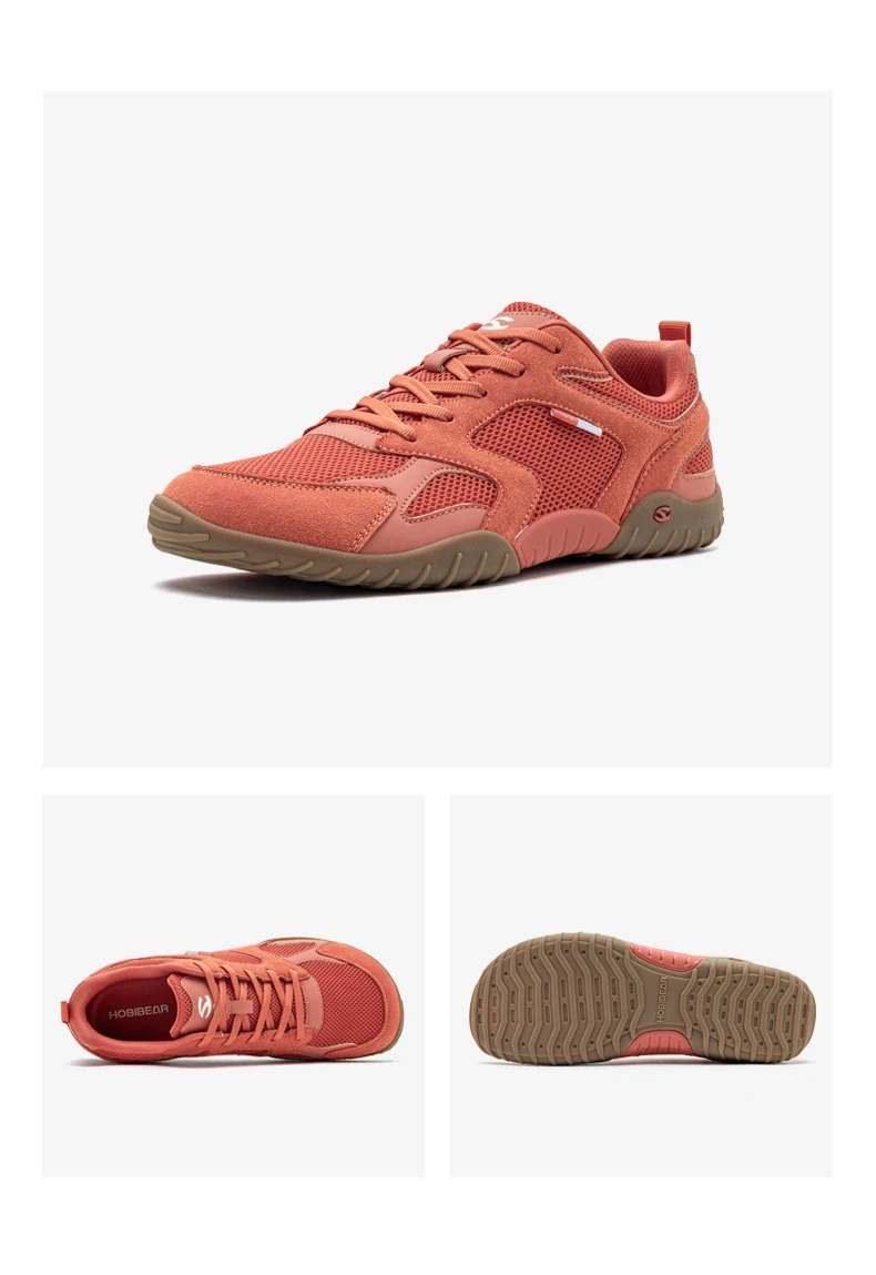 HOBIBEAR Barfußschuhe mit breiter Passform für Damen und Herren, minimalistische Zero-Drop-Sneaker, atmungsaktiv, rutschfest, leichte Wanderschuhe – Detail 22