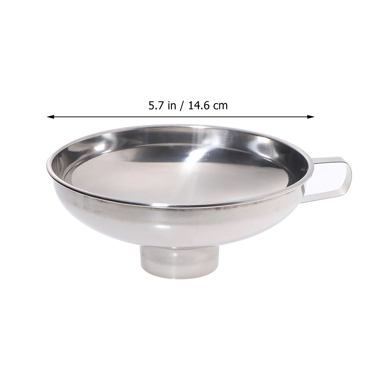 

Thickened Stainless Steel Funnel Strainers Jam Kitchen Funnels Sauce Household Liquid
