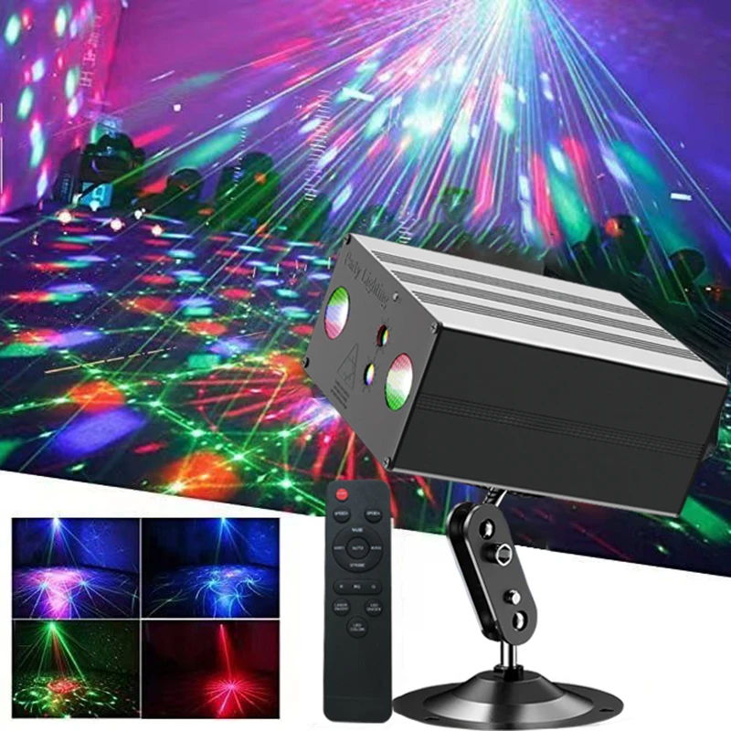 2025 العارض المرحلة مصباح التحكم الدورية الأحمر الأزرق الأخضر ضوء المرحلة جهاز تحكم عن بعد صغير مناسبة لشريط KTV مصباح مسرح العرض