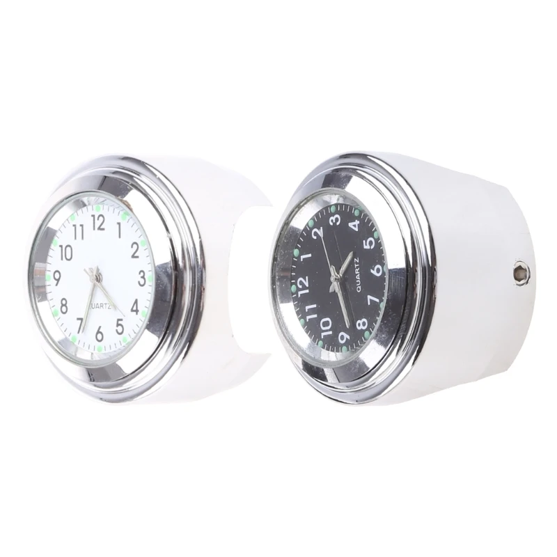 Clock Timetable Clocks For 22-25mm Motorcycle Motorbike  Handlebar Watch Dropship