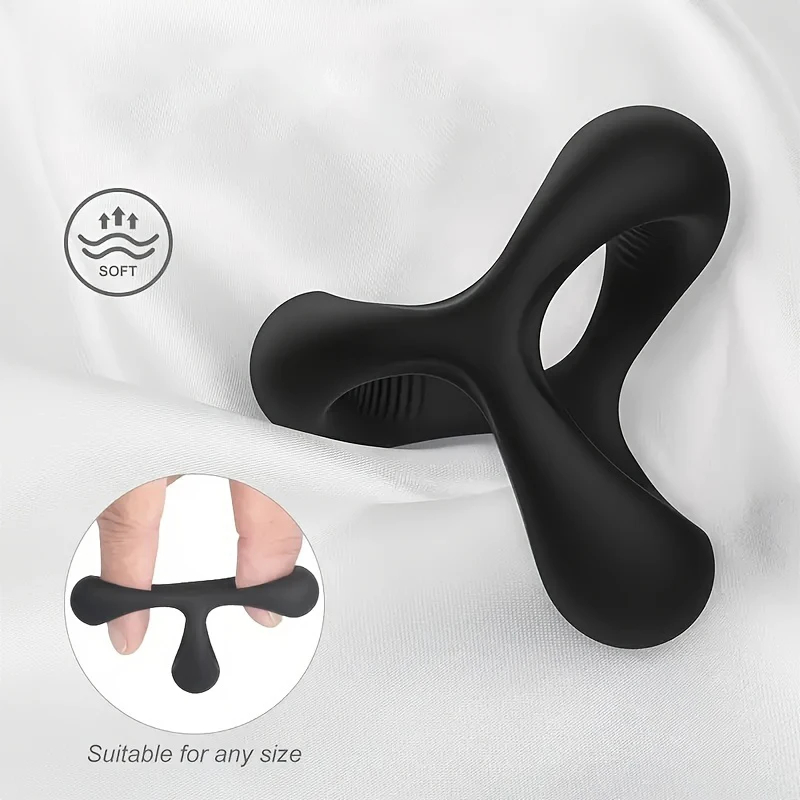 1pc Silicone Penis Cock Ring On For Men Delay Ejaculation Erection Sex Toys For Couple Sex Toy Penis Ring Man Dick Enlarger Ring