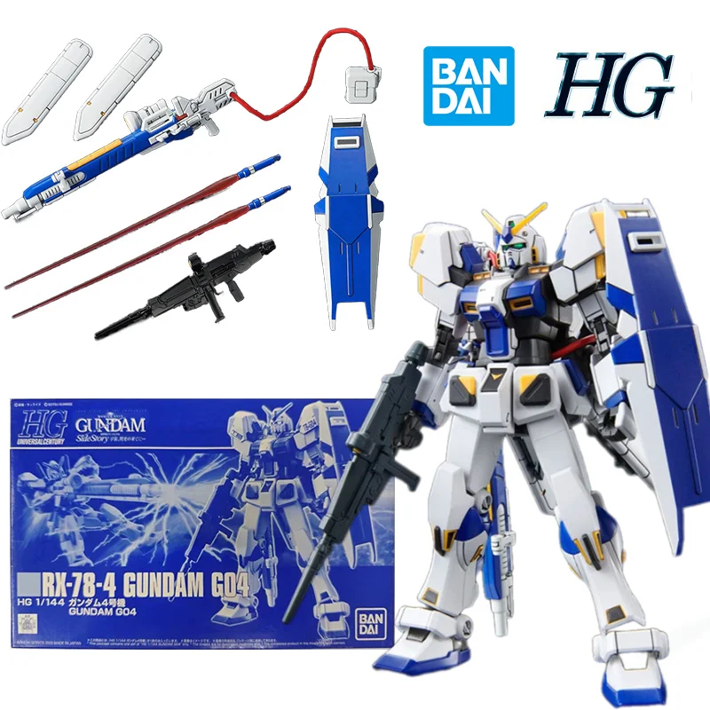 

Bandai PB HGUC RX-78-4 Gundam G04 1/144 14 см, аниме оригинальная экшн-модель, игрушка