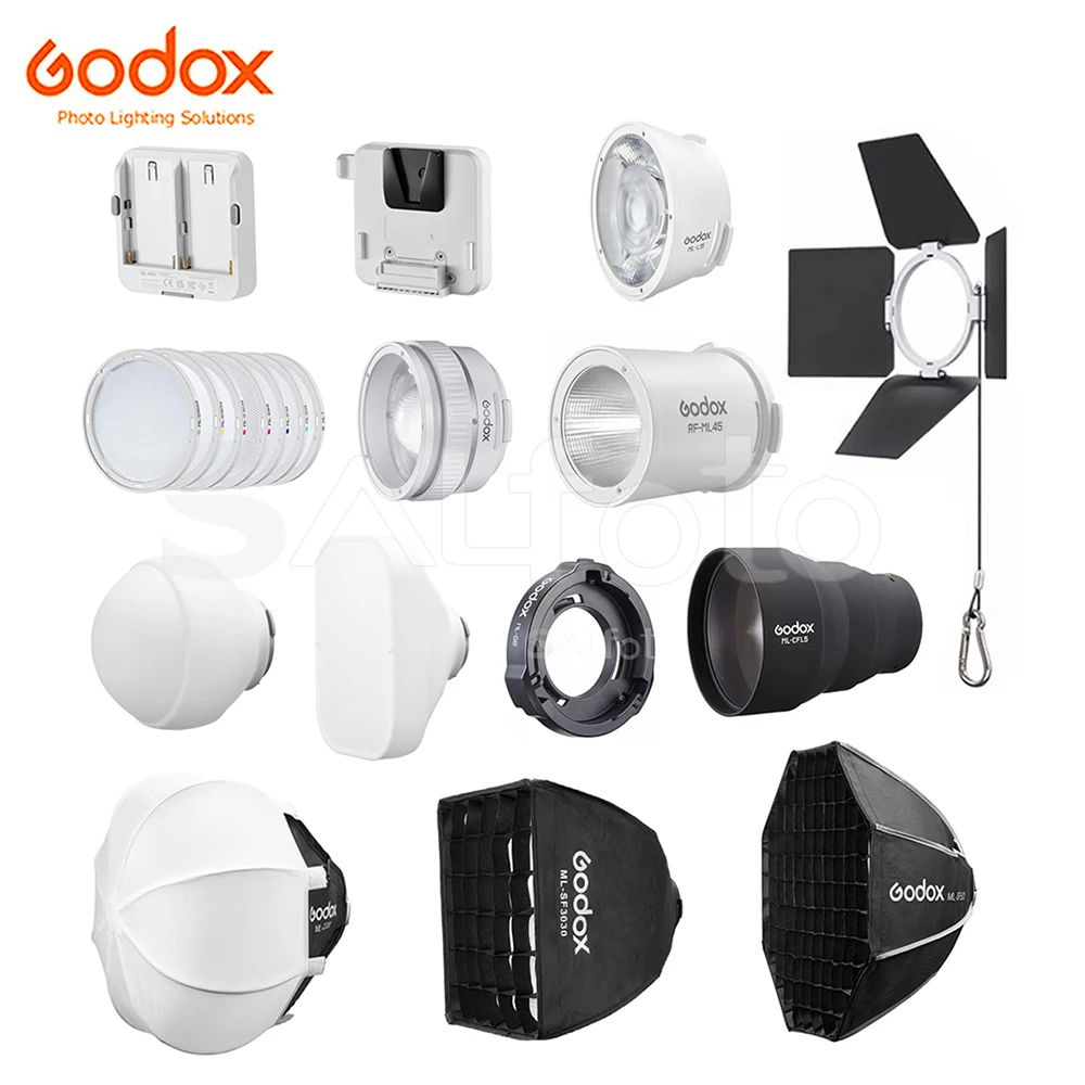 Godox ML80Bi ML150Bi Accessories Zoom Lens Reflector Softbox