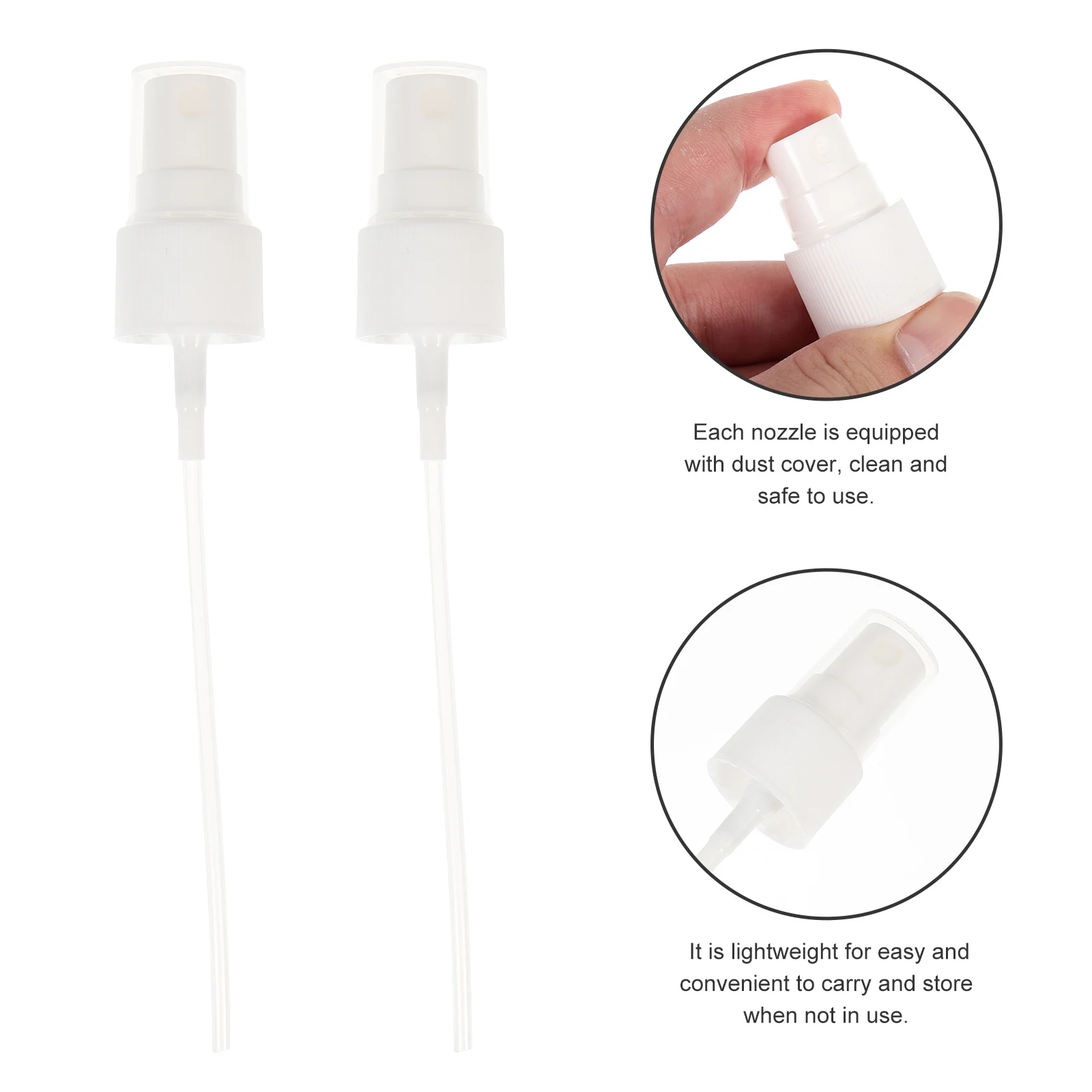 

40 шт. сменных насадок-распылителей для дорожных флаконов, мелкодисперсное распыление, многоразовые пластиковые колпачки для бутылок для косметики и лака для волос