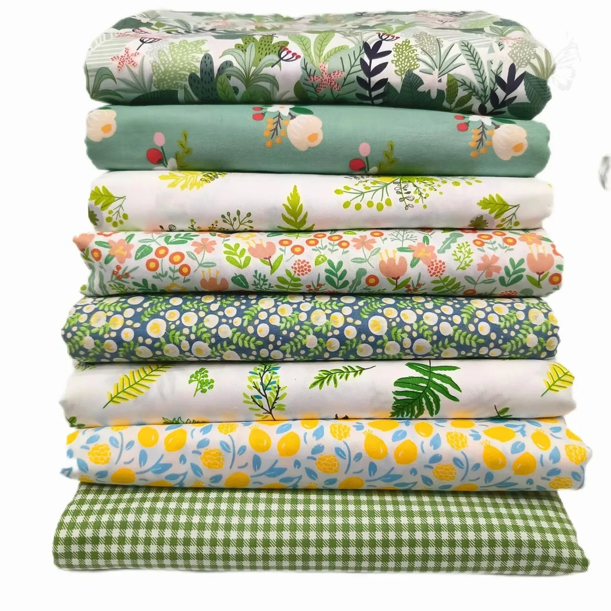 8PCS 20x 25cm Squares Cotton Craft Fabric Cloths for DIY Bundle Patchwork Quilting Sewing Scrapbooking Artcraft