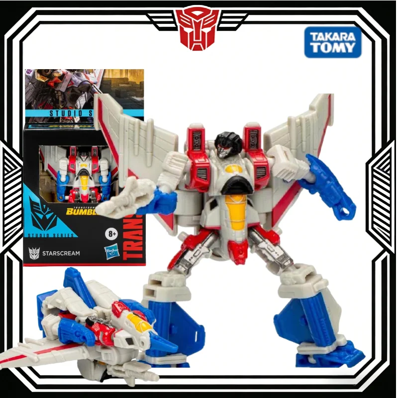 

In Stock Hasbro Movie Studio Series Core Class Starscream F8750 Cybertronian Jet Figure Transformable Robot Anime Cartoon
