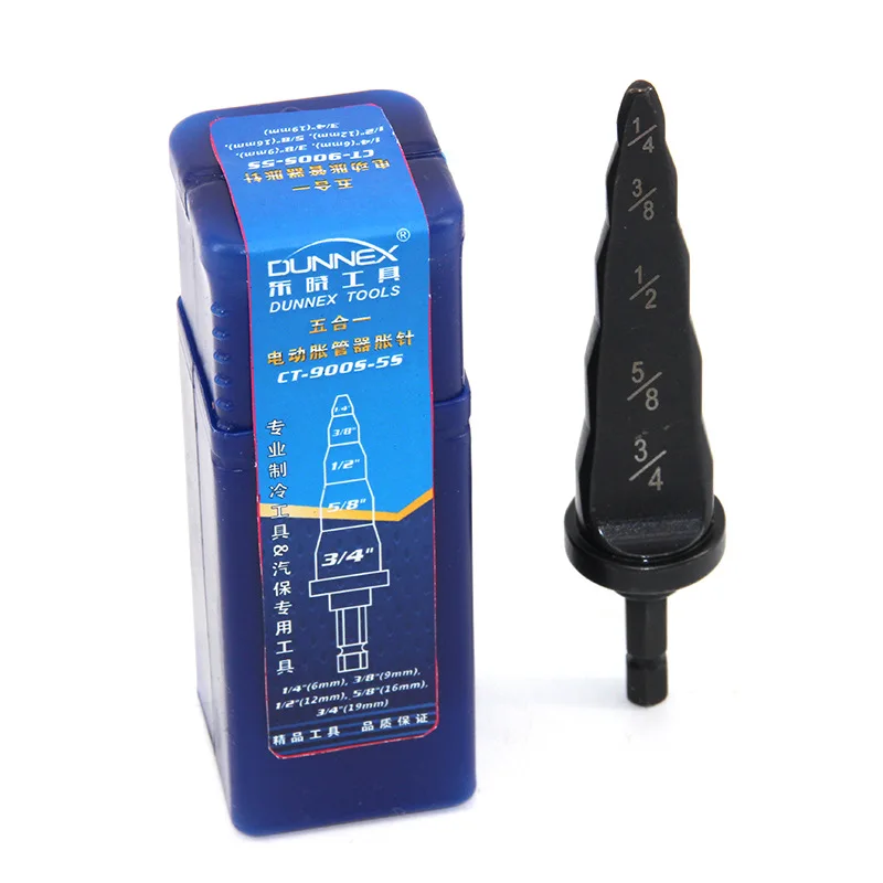 【Hot】High Quality 5-in-1 Inch Tube Expander Pipe Expander Dril Electric Repair Support Swaging Tool Drill Bit Expander