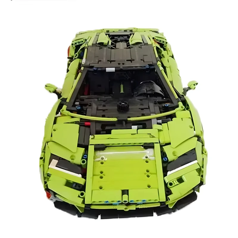 MOC 106901   Kit di blocchi di costruzione modello Hypercar per auto sportiva tecnica 42115 Veicolo a velocità Giocattolo educativo per bambini Regalo di Natale