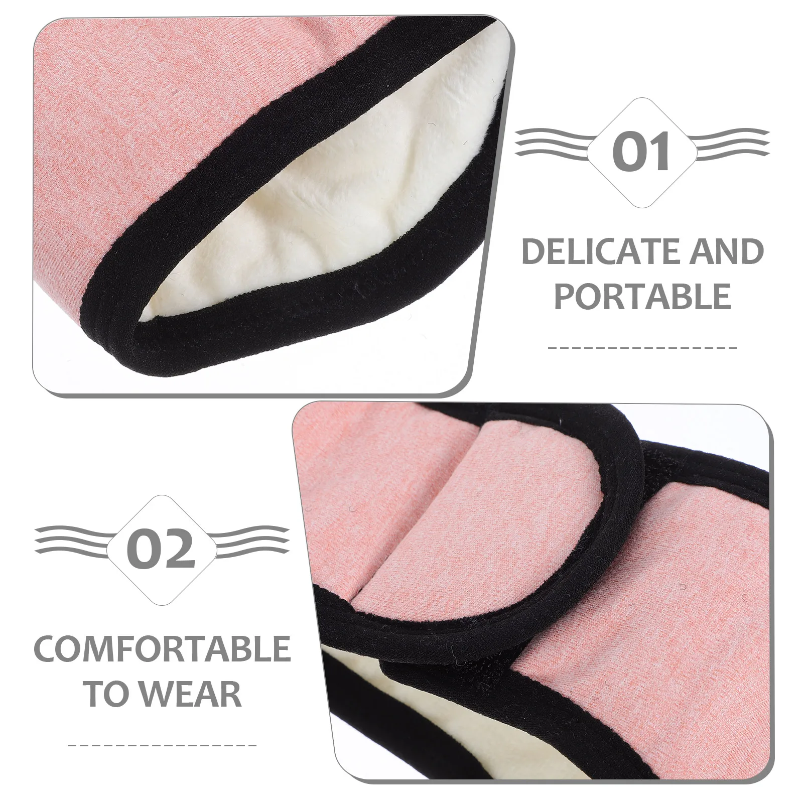 Protetores de orelha dobráveis compactos, 2 peças, redução de ruído, ideal para viagens, estudo, relaxamento, sono, faixa de cabeça