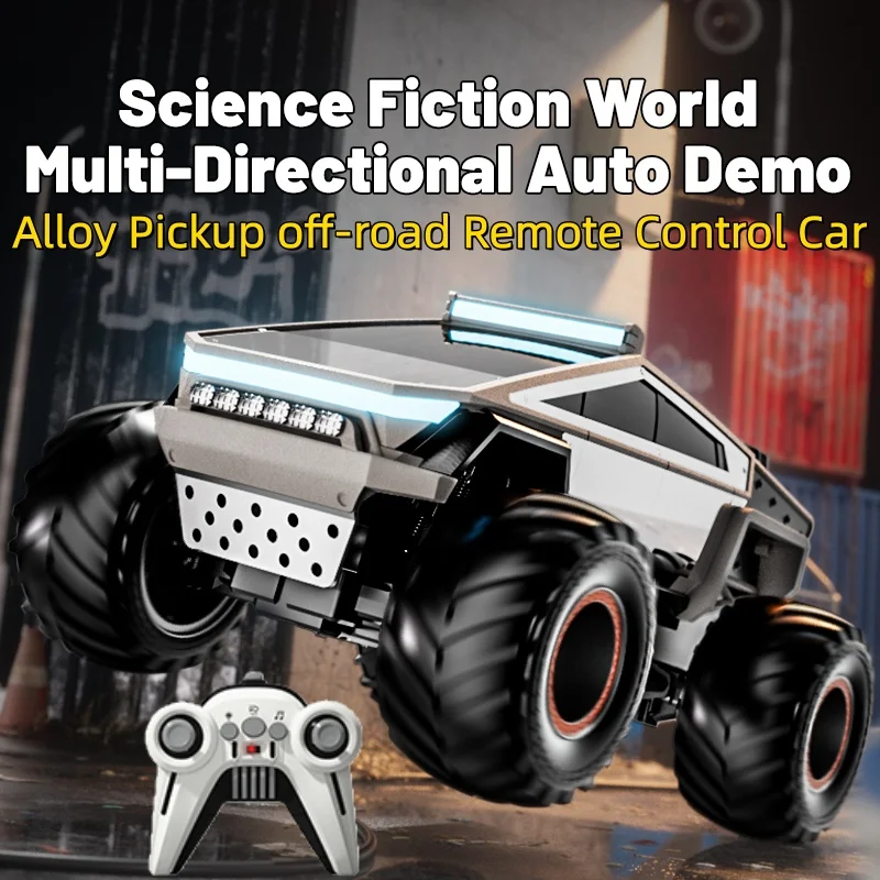 

Новый хит продаж, пикап из сплава, внедорожный пульт дистанционного управления, автомобильный пикап, имитация модели, игрушка, 2,4G, радиоуправляемый автомобиль для скалолазания с подсветкой и музыкой