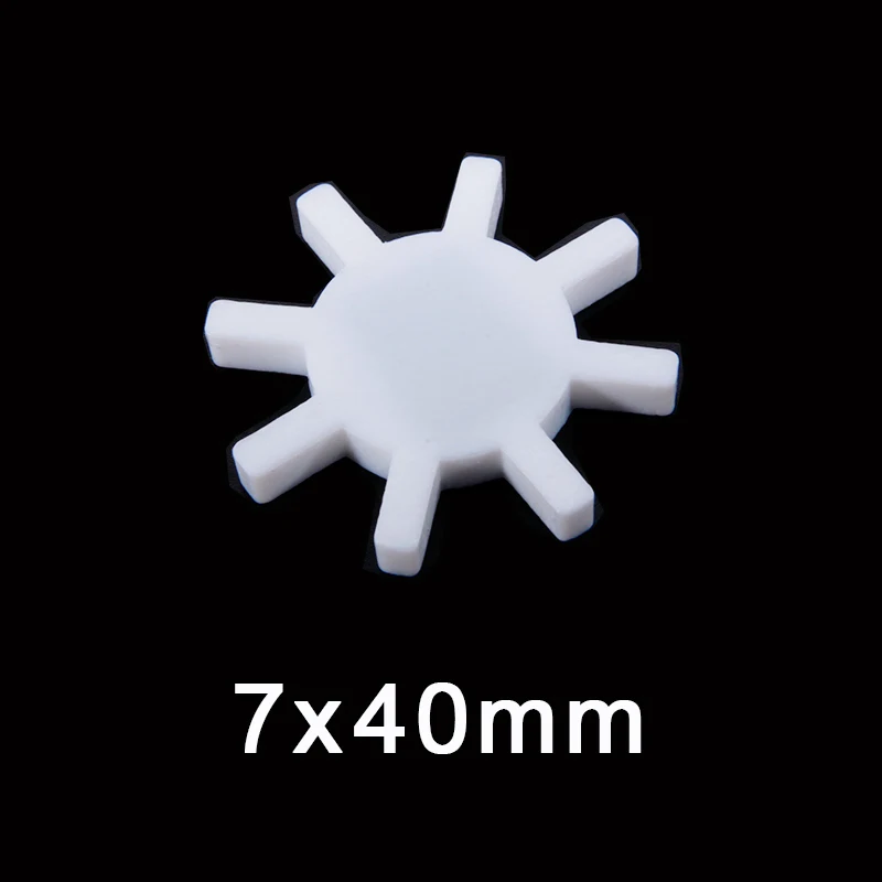 Picture 5: Laboratory Magnetic Stirrer Mixer Stir Bar PTFE  Stirring Bars Gear Shape 40mmx7mm 5pcs