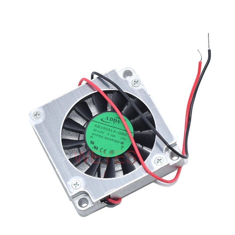 Ventilador cuadrado de 2 pines para ADDA AB3512MX-QB0, AB3505LX-QB0, DC 5V, 0.10A, 35x35x07mm, nuevo