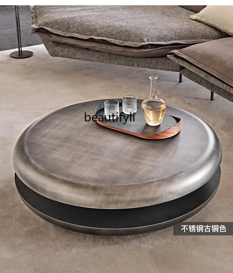 

Italian Style Light Luxury Minimalist High-End Small Apartment Living Room Home Design Creative