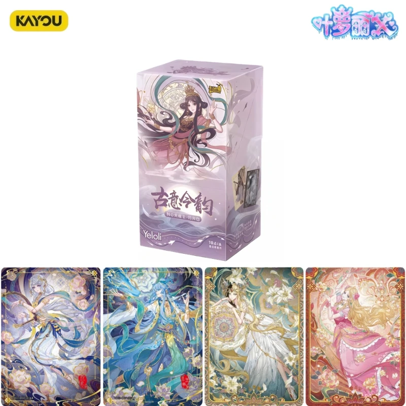 Cartão Colecionável KAYOU Oficial Genuíno Fairy Dream Leaf Lori Ye Luoli Chenxingzhimeng ICard, Acessório de Anime, Presente de Feriado
