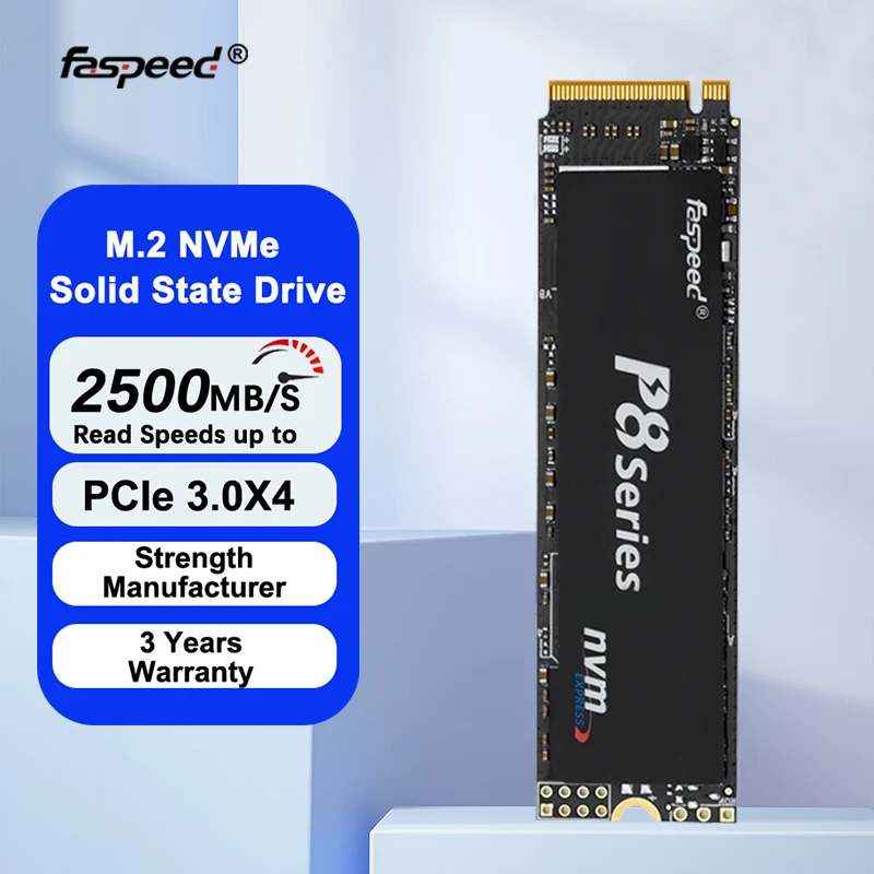 

Faspeed SSD 256 GB M2 Nvme Solid State Drive 1TB 512GB Internal HDD 256GB 128GB PCIe 2280 M 2 Nvme Hard Disk For Laptop Desktop