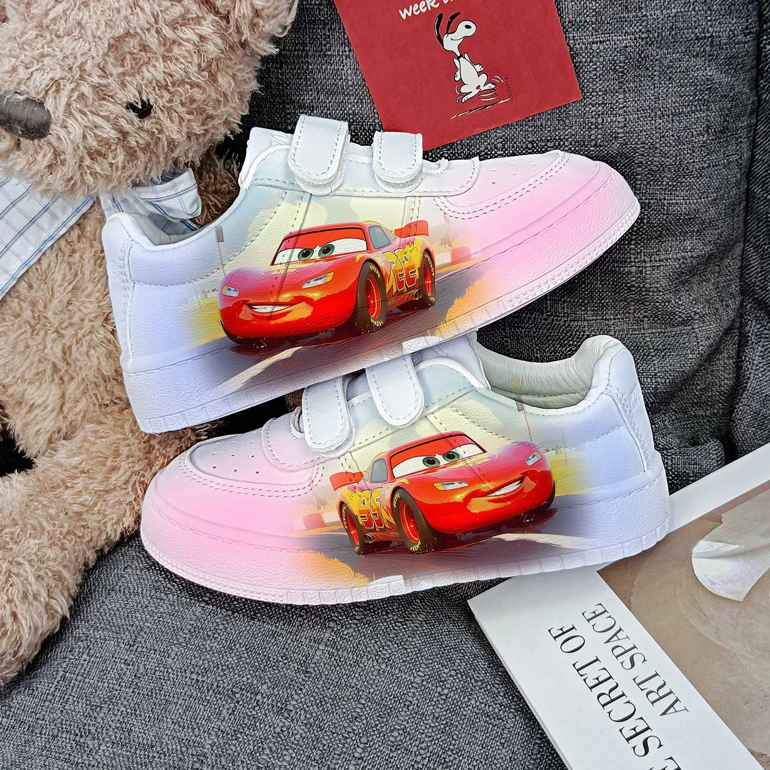 

Детская милая повседневная обувь принцессы с героями мультфильмов Диснея, нескользящая спортивная обувь с мягкой подошвой