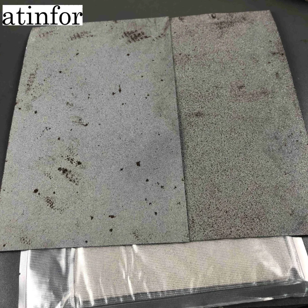 Atinfor kunden spezifische Größe Schaumstoff platte Nickel Kupfer Aluminiums chaum ag Silber Metalls chaum