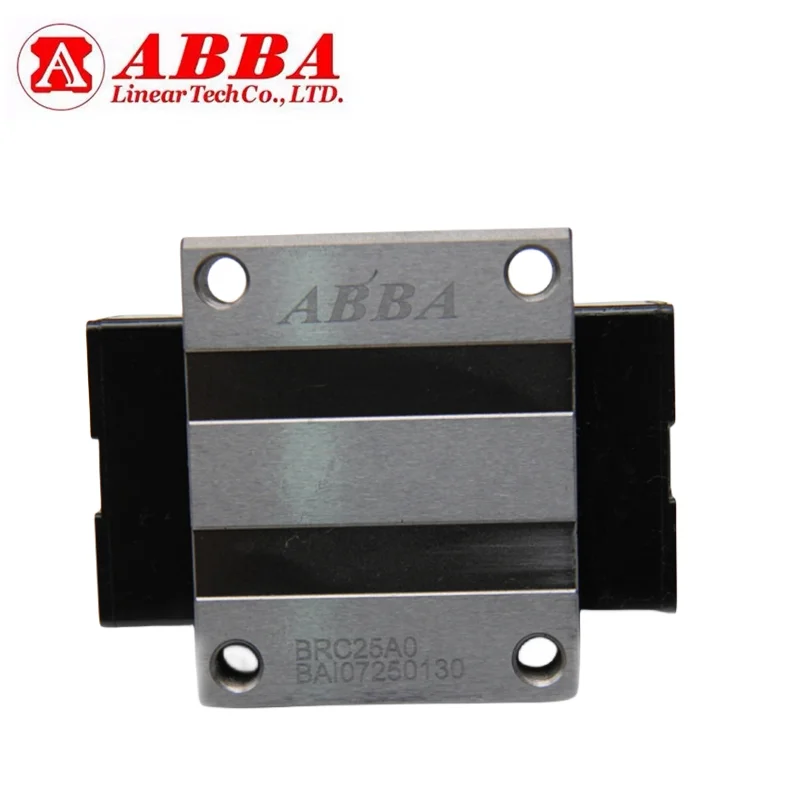 

10pcs/lot Original Taiwan ABBA BRH25A BRC25AO Flange Slider Blocks Linear Rail Guide Bearing BRC25A0 for CNC Router parts